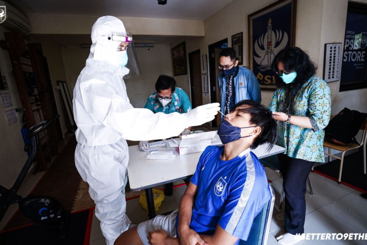 Pemain PSIS jalani tes antigen sebelum latihan perdana