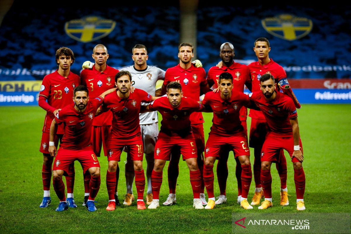 Cristiano Ronaldo memimpin skuad penuh bintang Portugal untuk Euro 2020