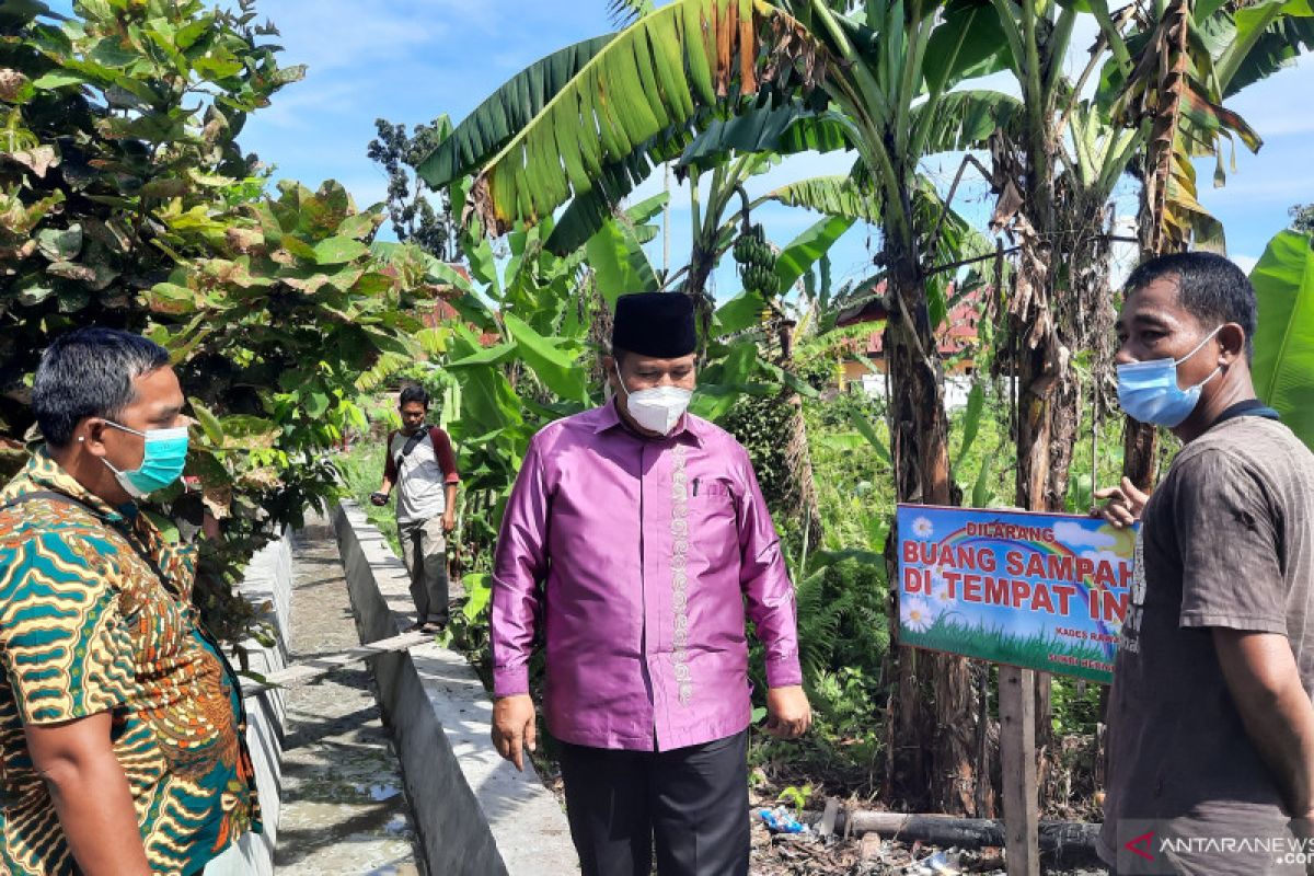 Realisasi menciptakan keindahan dan menghindari banjir melalui program Kotaku di Pariaman sudah tercapai sebesar ini