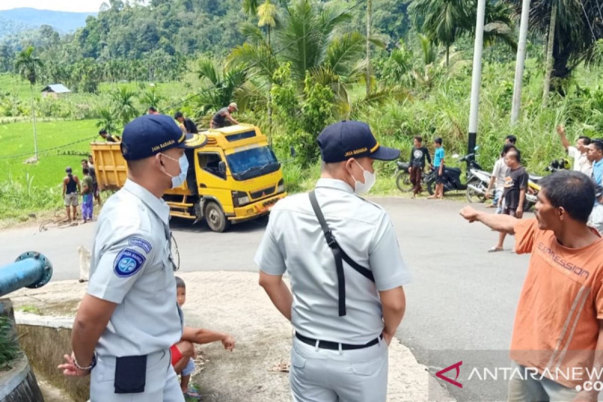 Korban meninggal kecelakaan Pasaman Transport Express dapat santunan