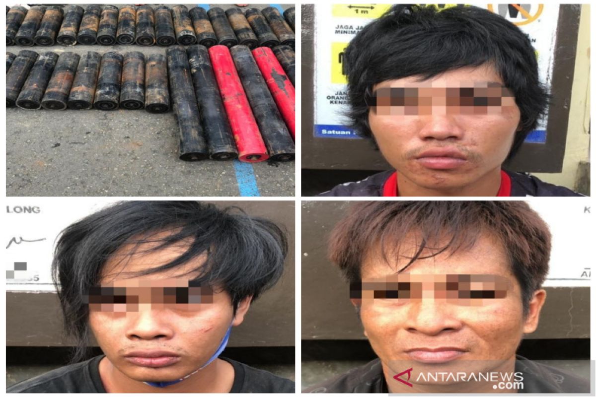 Polres Tabalong tangkap pencuri roller conveyor milik PT Conch