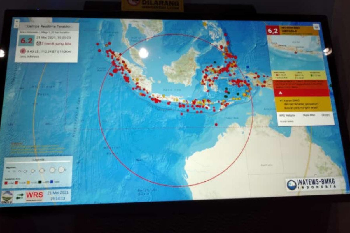 Gempa Blitar dirasakan warga Bantul Yogyakarta