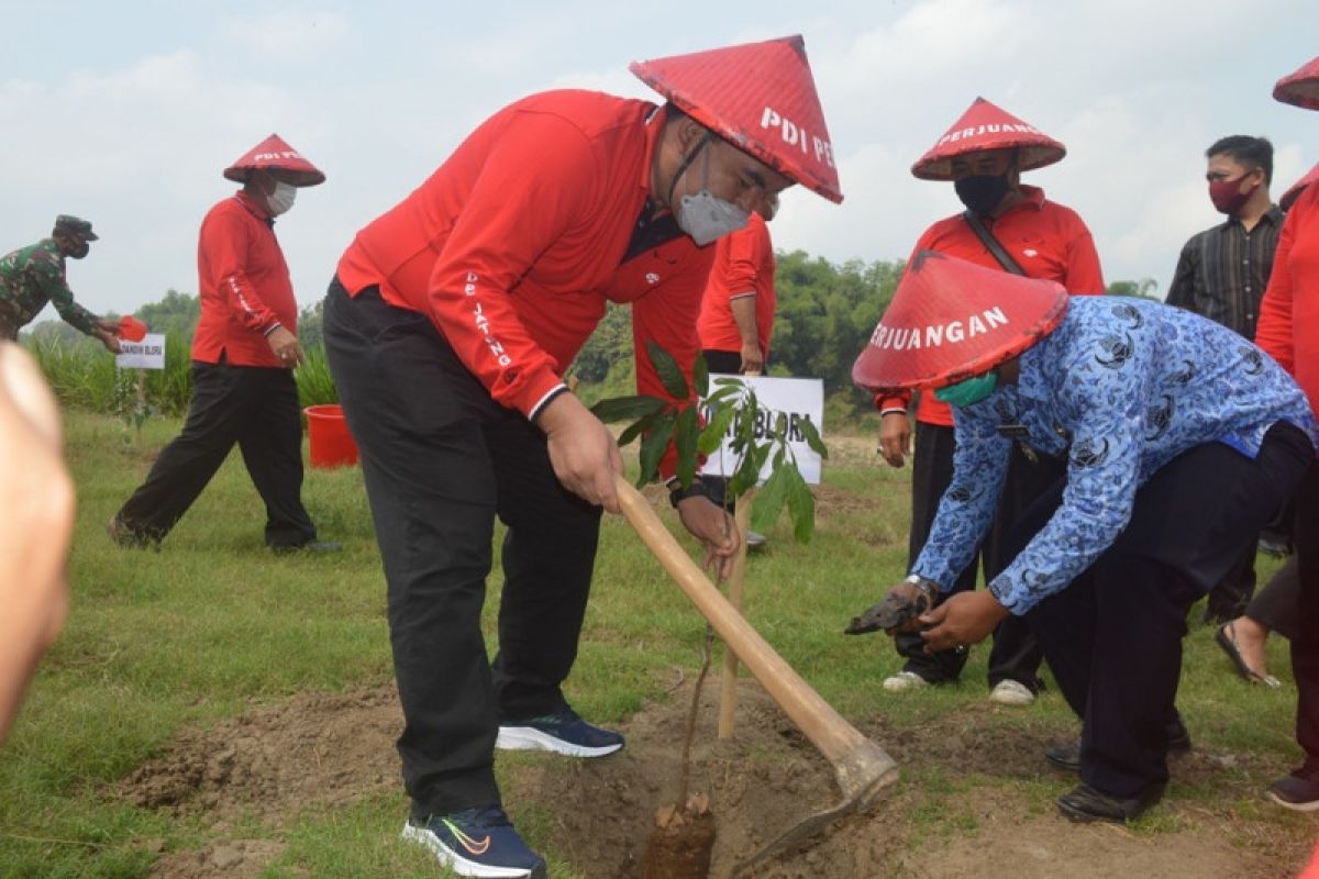 15.000 pohon ditanam di bantaran Sungai Bengawan Solo Blora