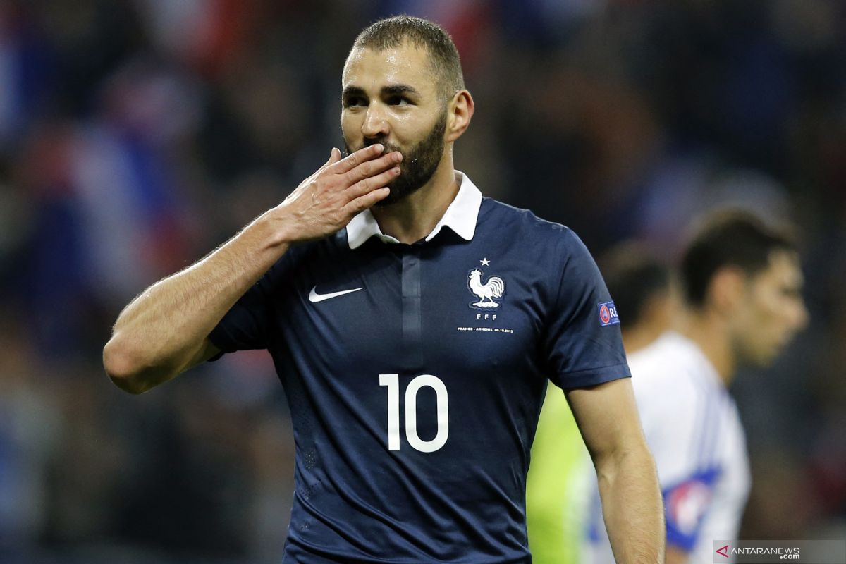 Karim Benzema sudah  tidak sabar main bareng Kylian Mbappe di Euro 2020