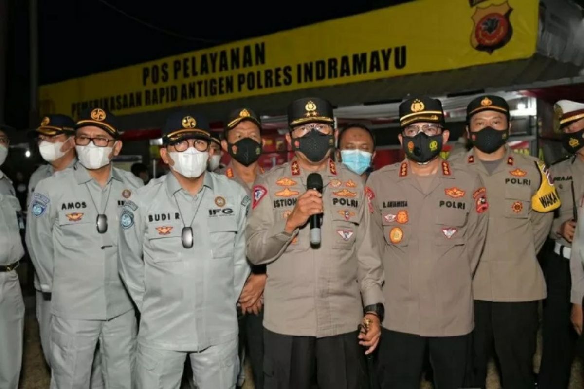 Kakorlantas: 400 orang reaktif hasil tes cepat selama arus balik