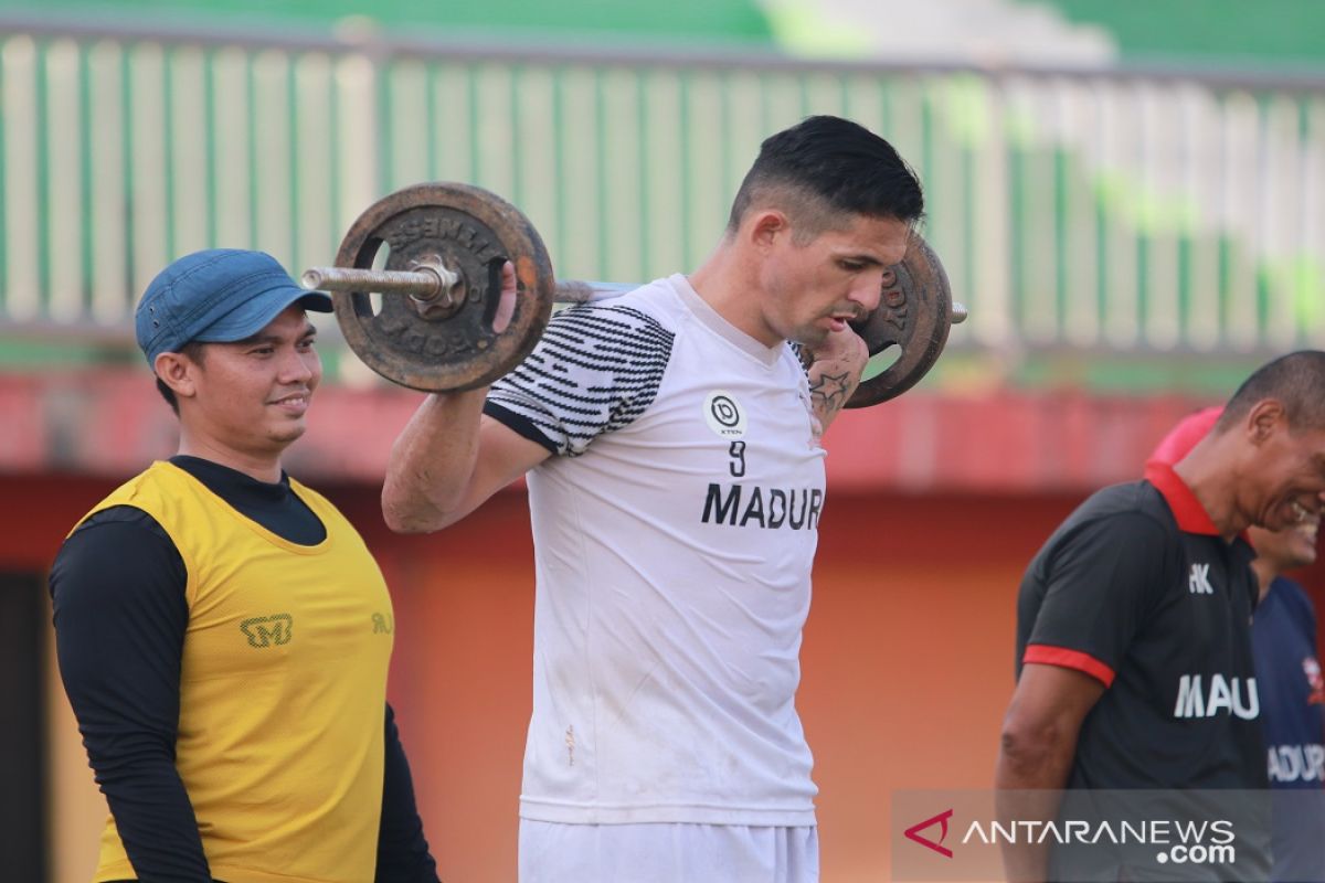 Madura United fokus perbaiki kondisi fisik pemain