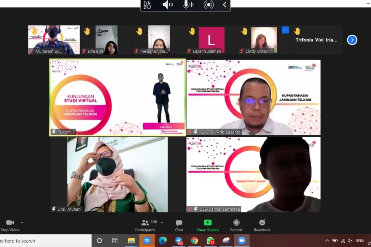 Telkom Kalbar studi virtual SMK se-Kalbar sambut Hardiknas
