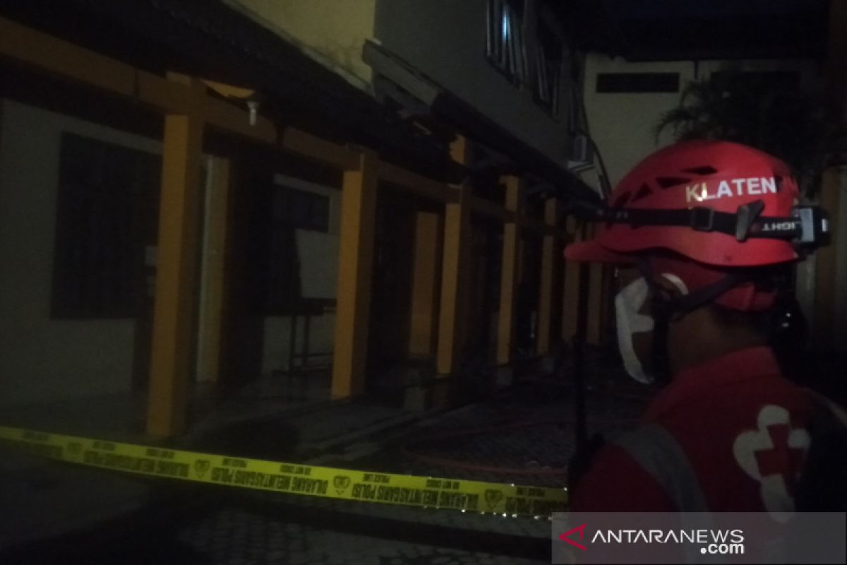 Ruangan arsip BPN Klaten terbakar