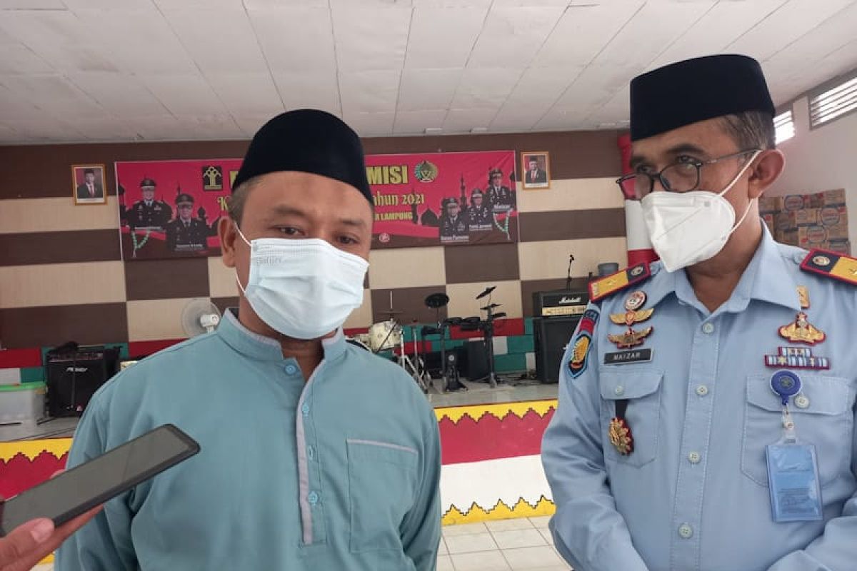 88 napi dan tiga pegawai Lapas Rajabasa positif COVID-19