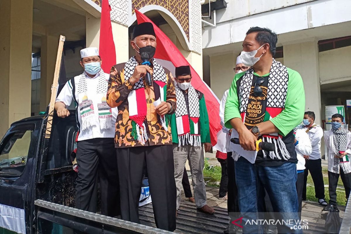 Puluhan ormas di Sumbar gelar aksi solidaritas Palestina