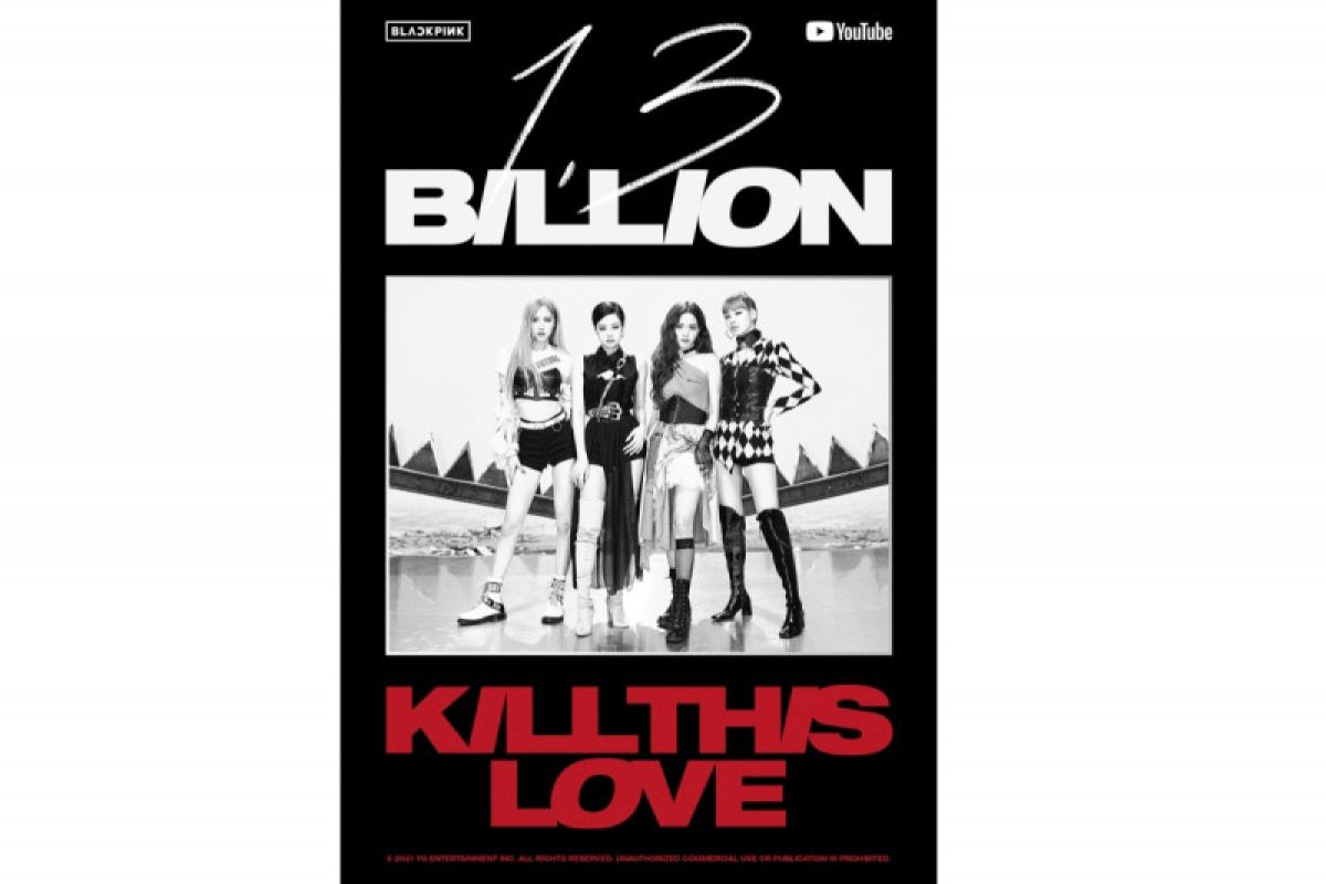 Video klip 'Kill This Love' BLACKPINK tembus 1,3 juta view di YouTube