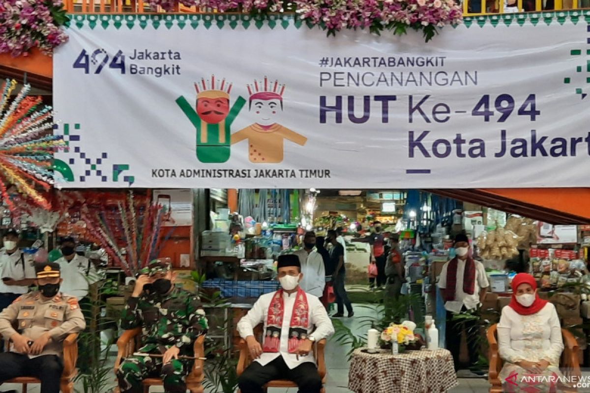 Pasar Embrio Jakarta Timur jadi lokasi pencanangan HUT ke-494 DKI