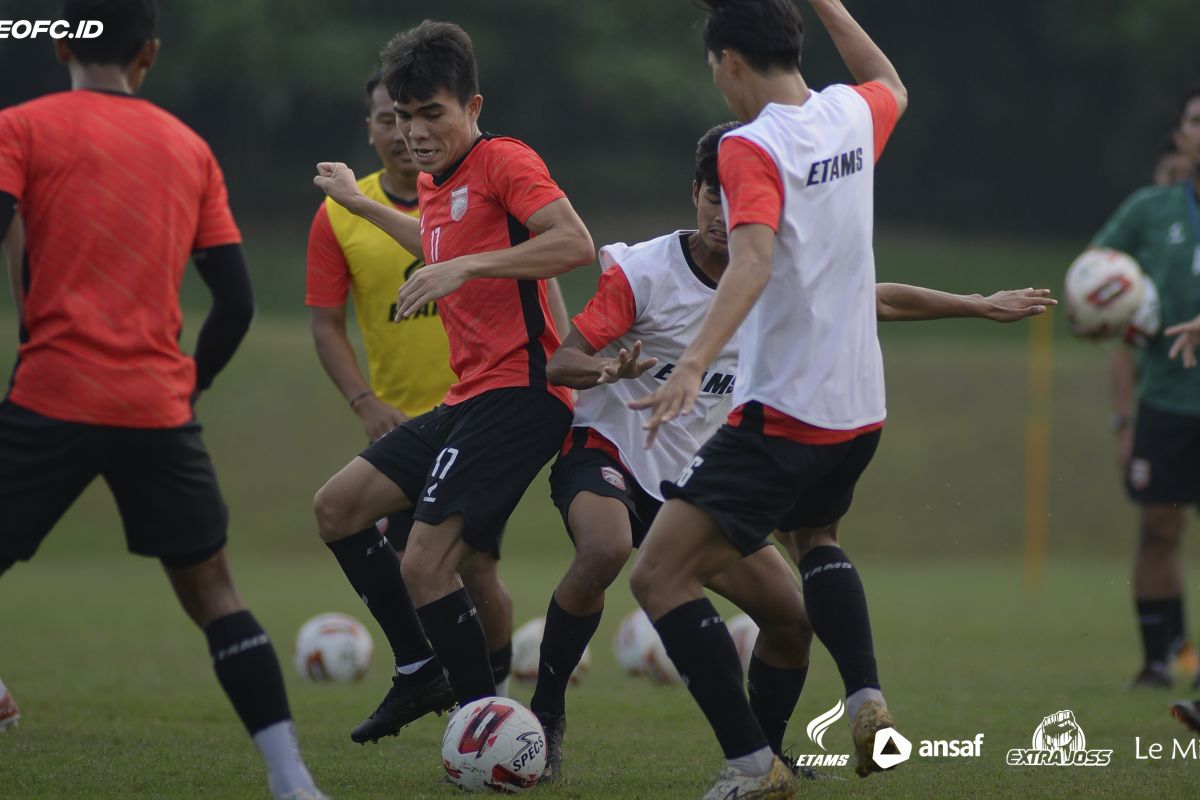 Borneo FC mulai TC di Yogyakarta dengan laksanakan  latihan ringan