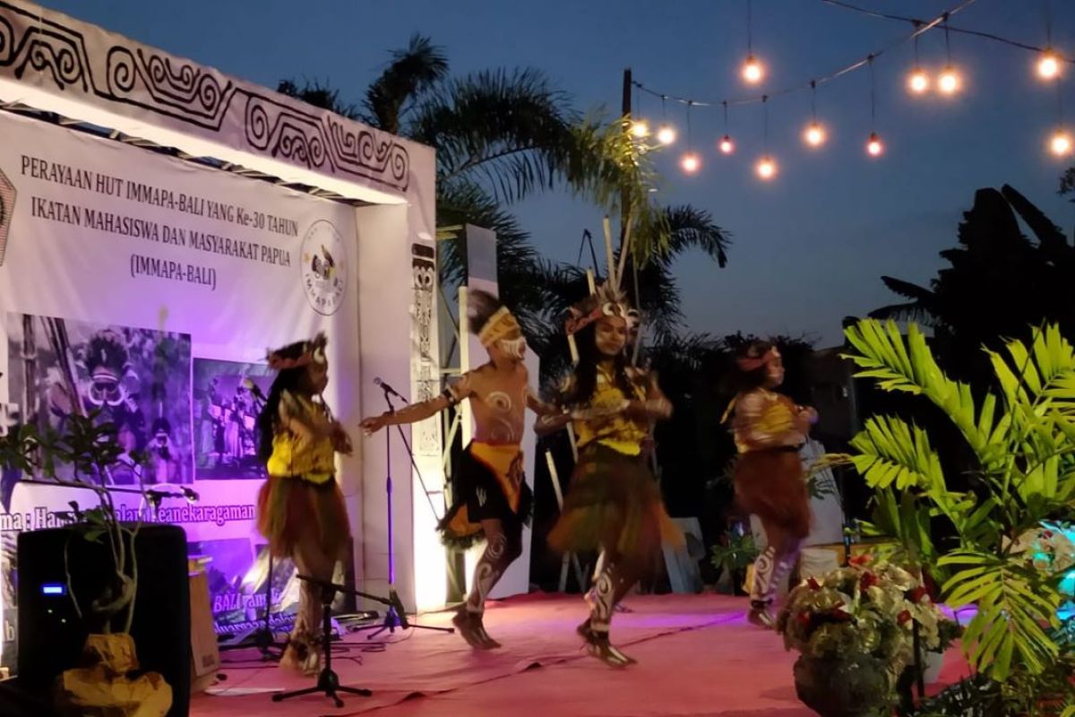 HUT ke-30, Immapa Bali rayakan dengan pagelaran Seni Budaya Papua