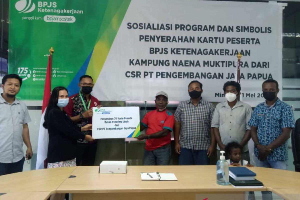 PT PJP tanggung iuran Jamsostek 70 warga SP6 Kabupaten Timika