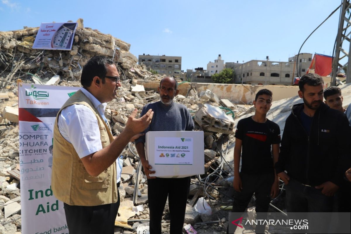 500 paket makanan disalurkan Dompet Dhuafa untuk rakyat Gaza