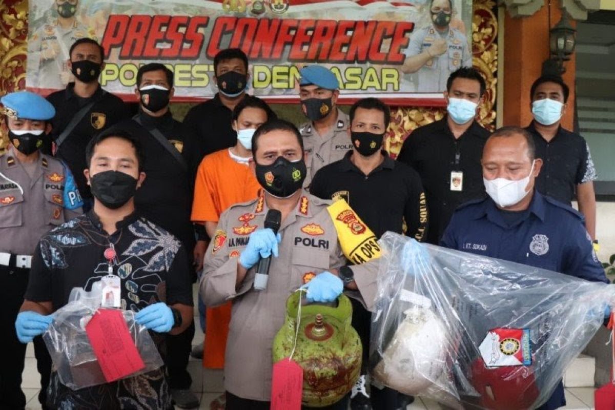Pembunuh pedagang keripik dituntut 13 tahun penjara di PN Denpasar