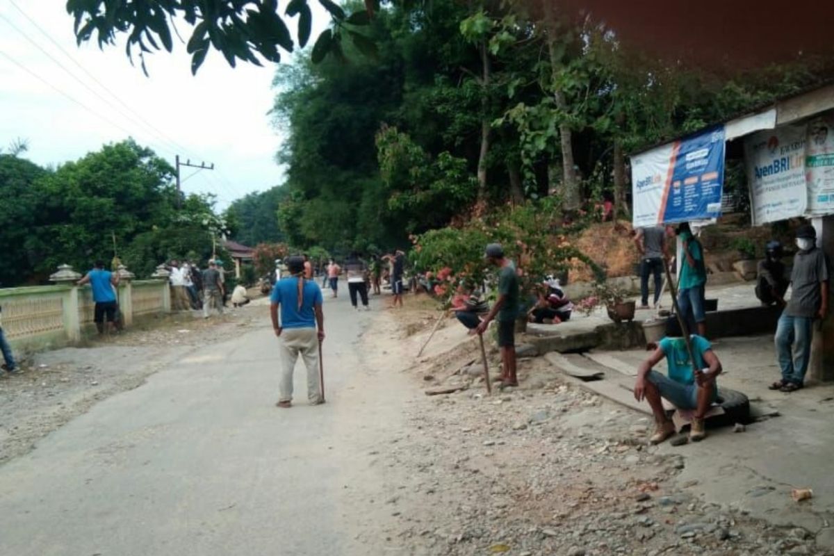 Polres Langkat amankan empat warga terkait penganiayaan di Wampu Langkat