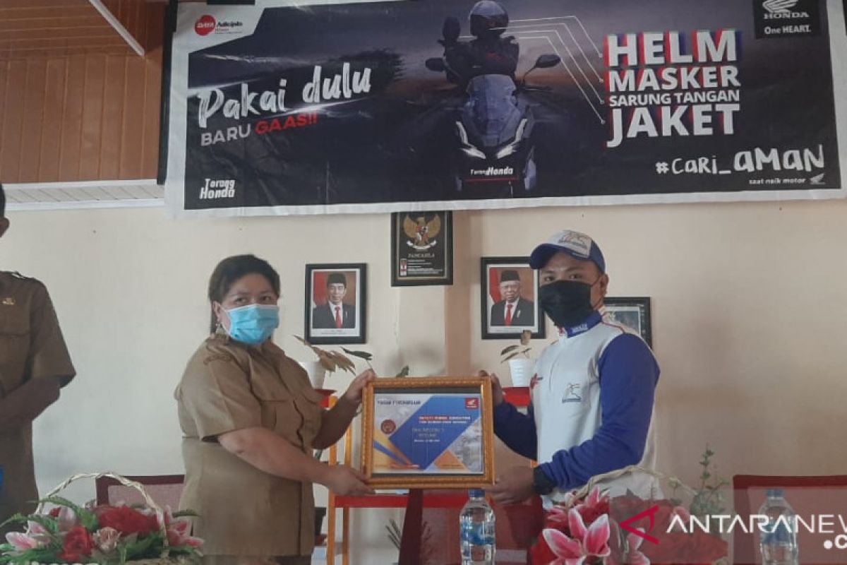 Honda sosialisasi keselamatan berkendara para pelajar di Bitung