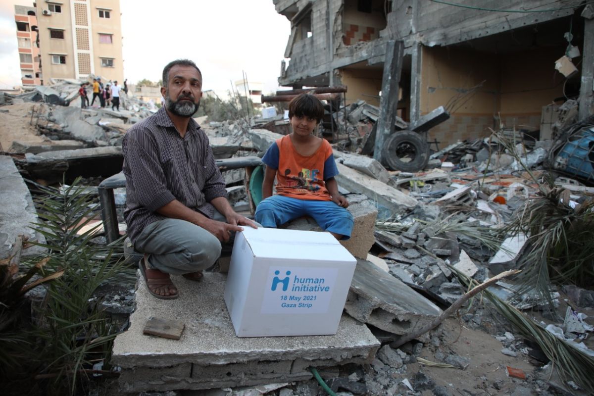 Konvoi ketiga truk bantuan kemanusiaan menuju Gaza lewat Mesir