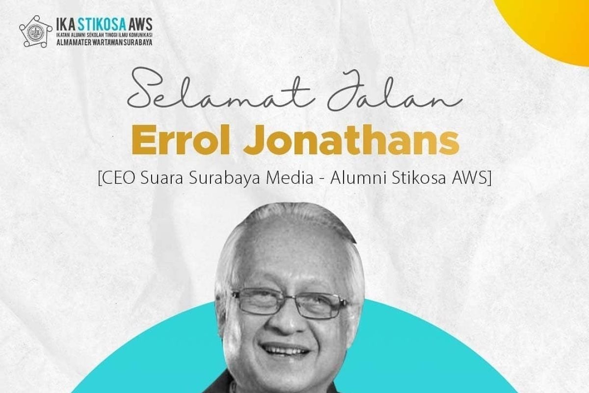 Dirut Suara Surabaya Media Errol Jonathans tutup usia