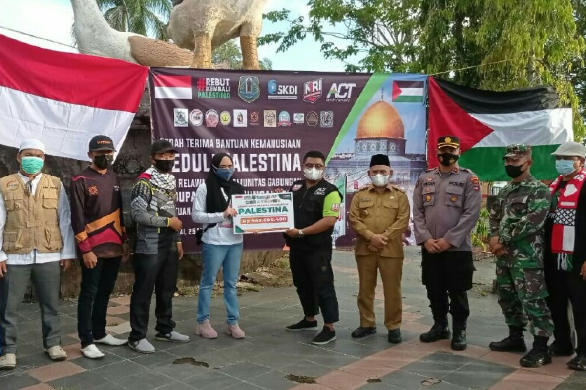 Relawan HSU himpun setengah milyar rupiah bantu Palestina