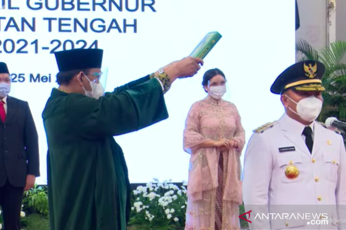 Presiden Jokowi lantik Gubernur dan Wagub Kalteng