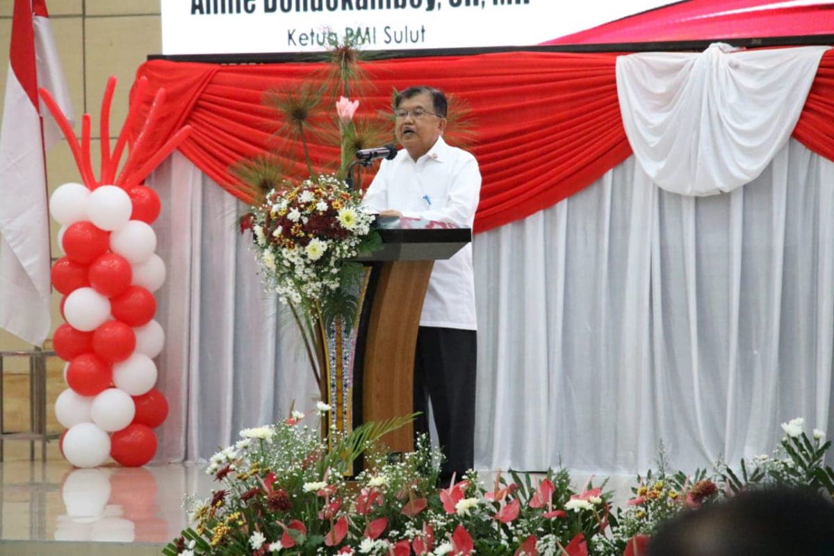 Jusuf Kalla: PMI hadir saat masyarakat ada kesulitan