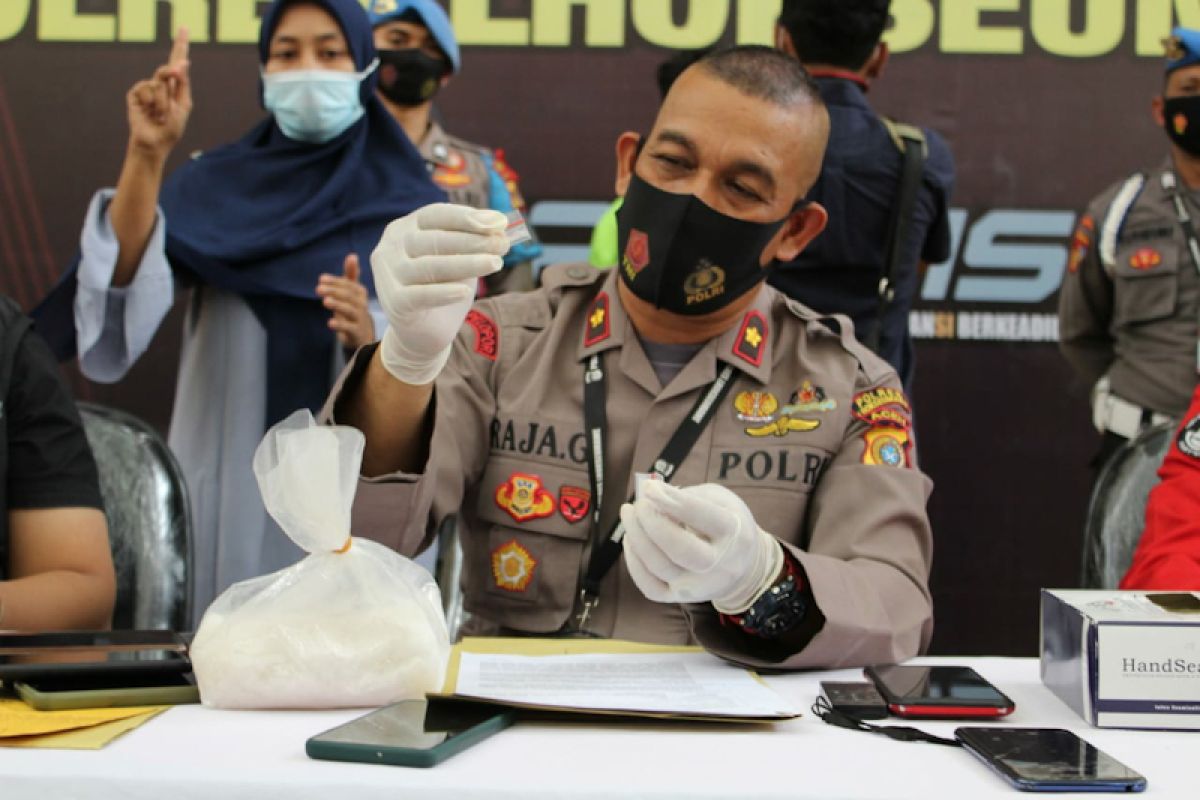 Polisi tangkap nelayan simpan setengah kilogram sabu-sabu