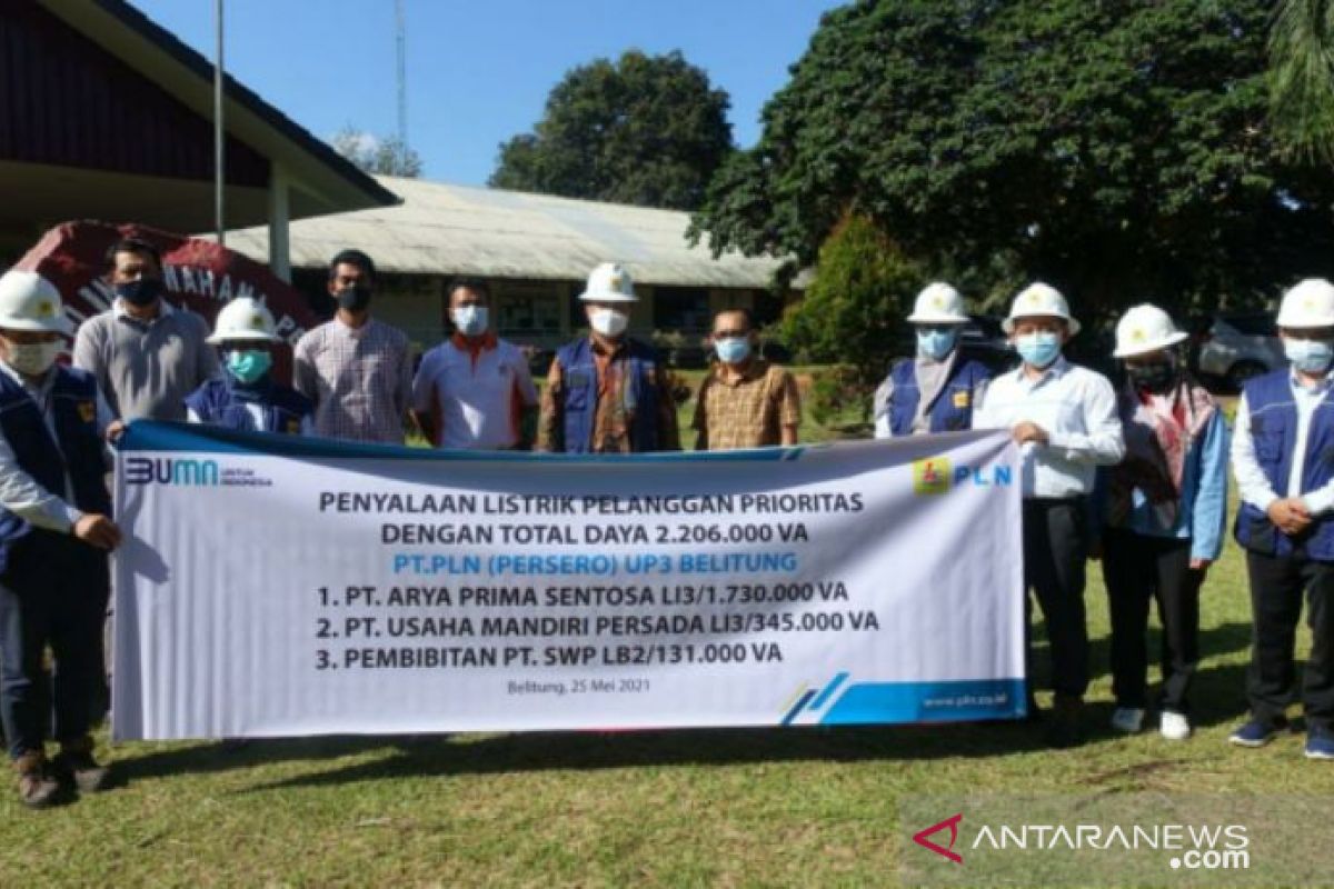 PLN Babel sambung listrik 2,2 Juta VA di Belitung