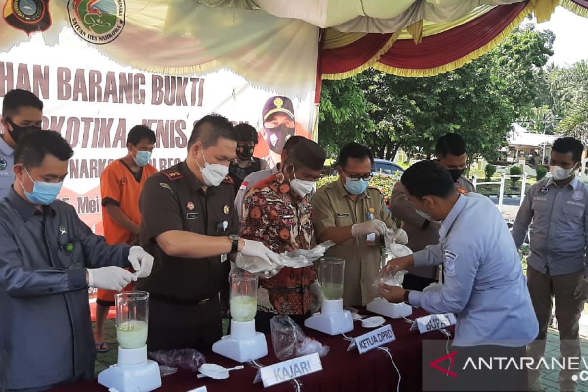 Ketua DPRD Bangka apresiasi polisi ungkap satu kilogram narkoba