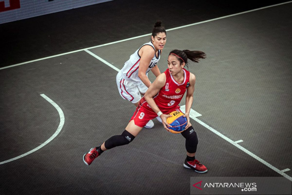 3x3 putri Indonesia berjibaku hadapi Amerika di kualifikasi Olimpiade