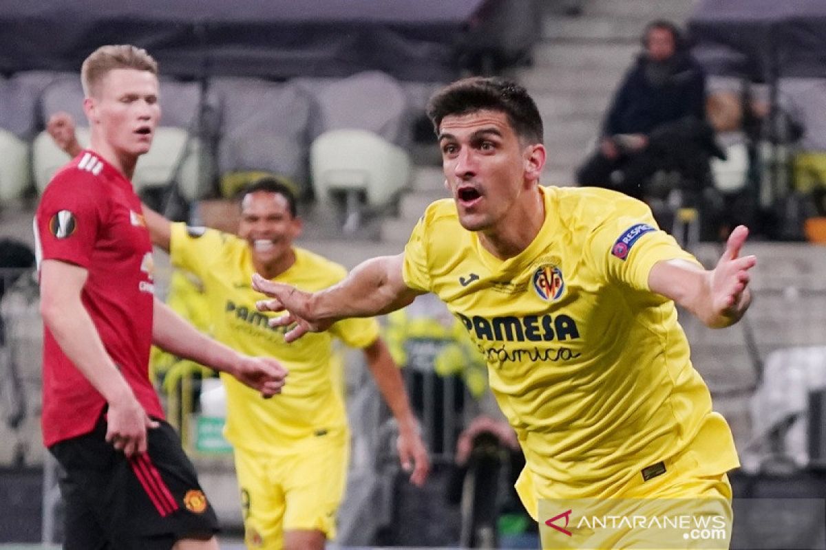 Babak pertama final Liga Europa, Villarreal ungguli MU 1-0