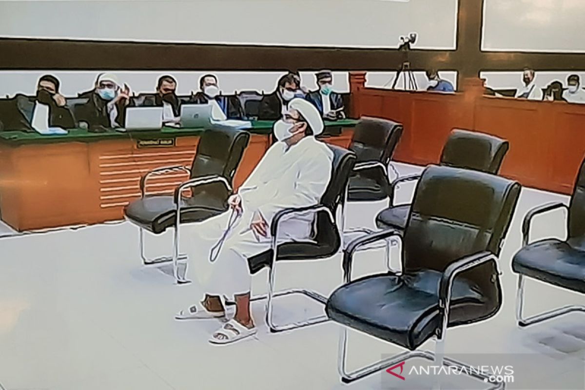 Rizieq Shihab divonis denda Rp20 juta untuk kerumunan Megamendung