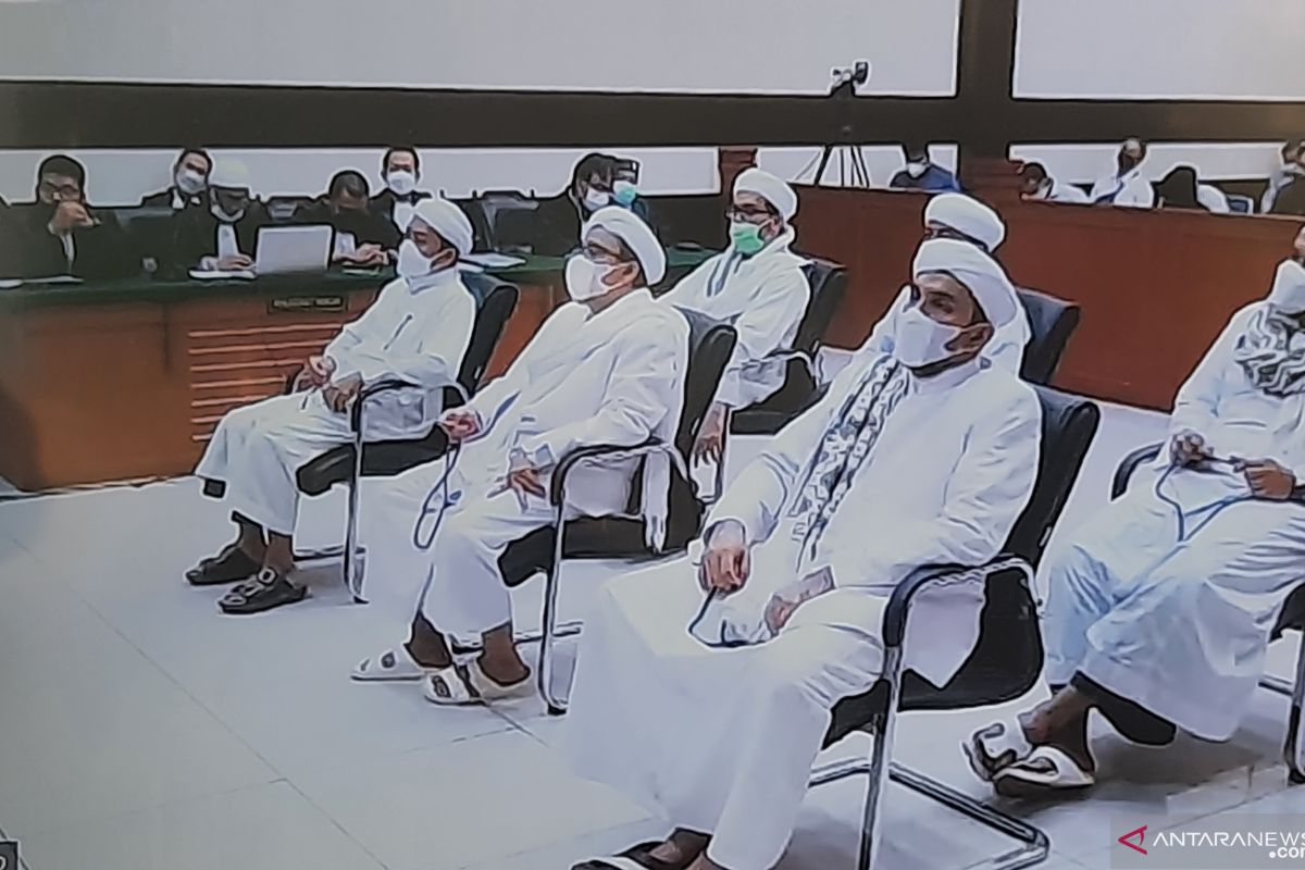 Rizieq Shihab divonis delapan bulan penjara untuk kerumunan  Petamburan