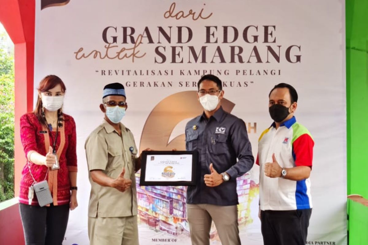 Revitalisasi, Grand Edge-Nippon Paint cat ulang Kampung Pelangi Semarang