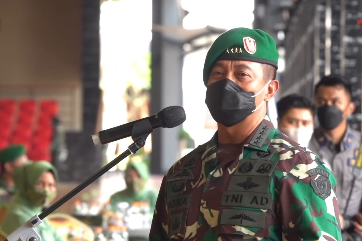 Kasad pimpin upacara kenaikan pangkat 33 perwira tinggi TNI AD