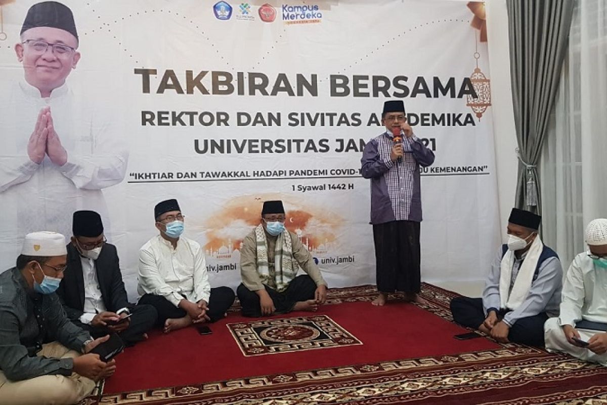 Universitas Jambi gelar takbir virtual diikuti keluarga besar