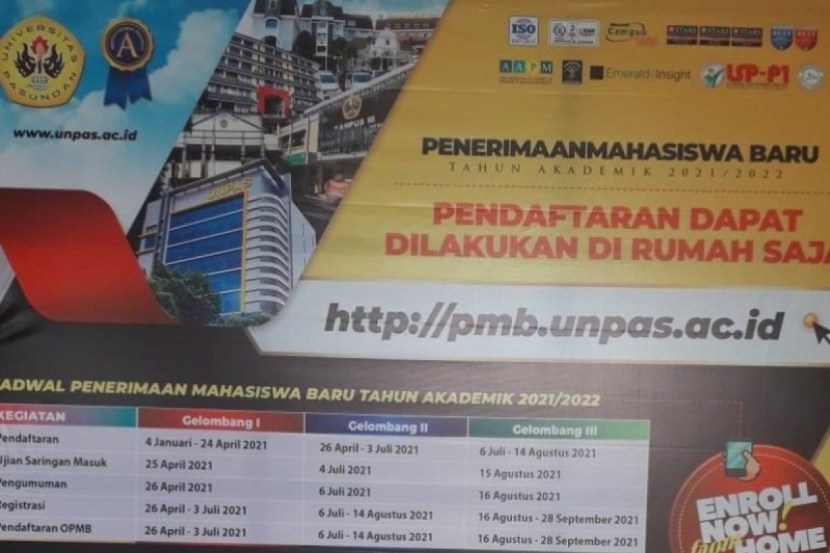 Universitas Pasundan Bandung Buka Penerimaan Mahasiswa Baru Gelombang I 