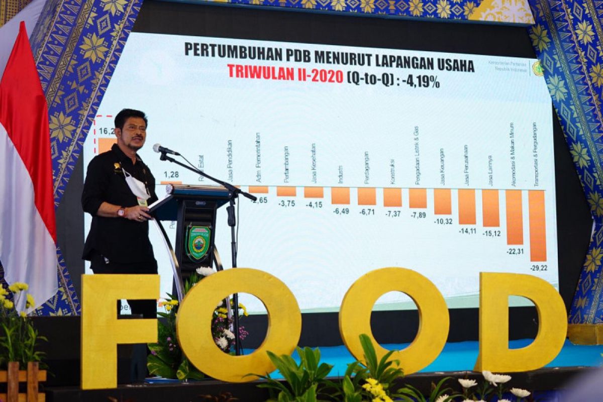 Mentan harap Food Estate di daerah bisa pasok pangan seluruh Indonesia
