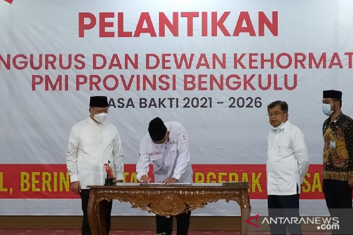 JK ingatkan relawan PMI Bengkulu bersiap hadapi bencana alam