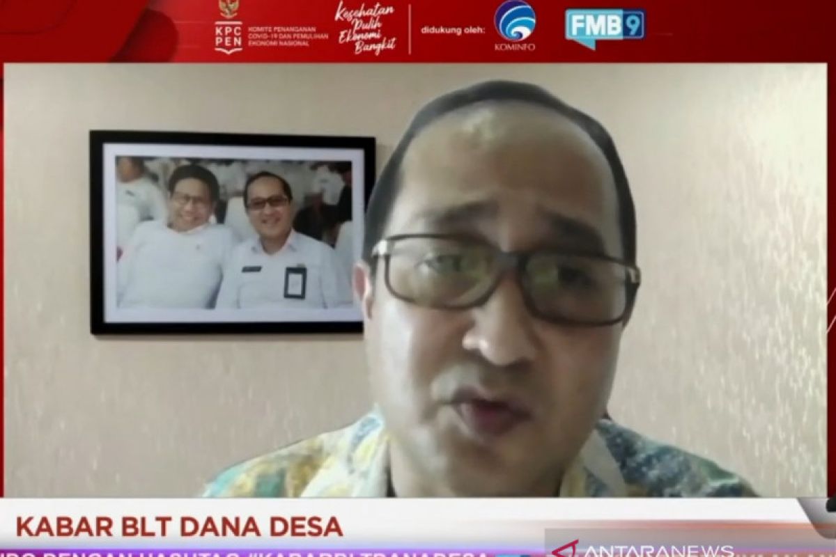 Penyaluran  BLT Dana Desa Rp3,09 triliun hingga Mei 2021