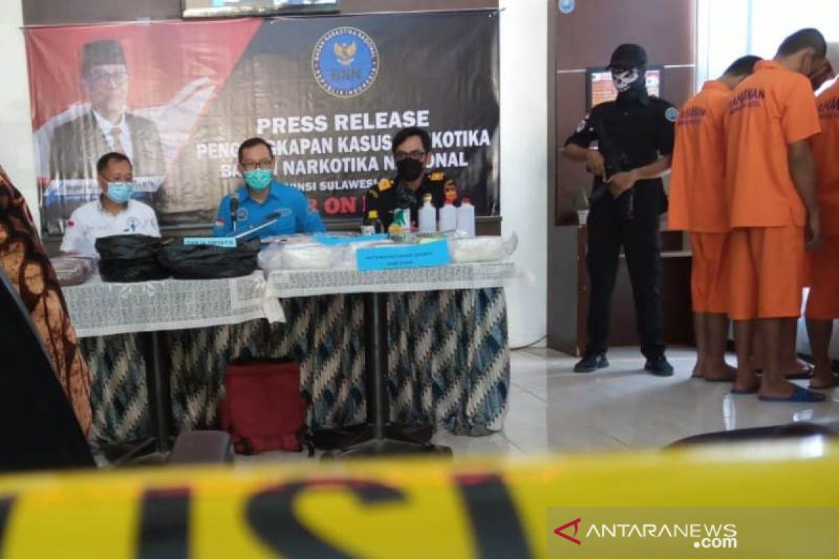 BNNP Sulsel ungkap pembuatan narkoba produksi industri rumahan