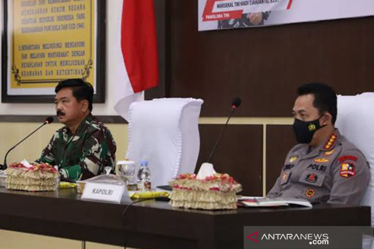 Kapolri dan Panglima motivasi Satgas Mandago Raya berantas teroris