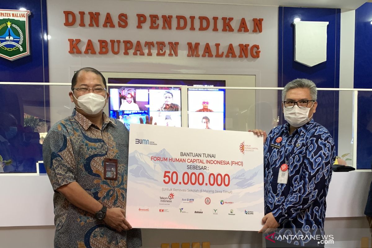 FHCI salurkan bantuan untuk pembangunan sekolah rusak akibat gempa di Malang