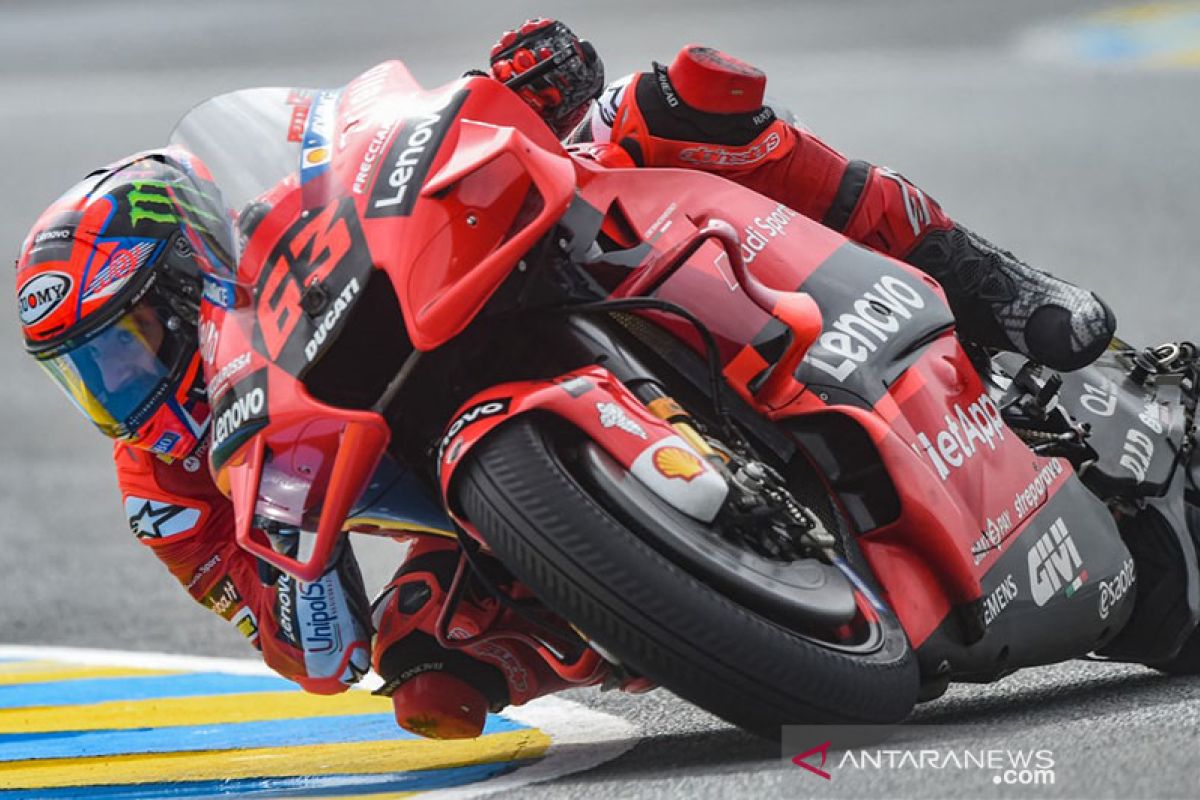 MotoGP: Bagnaia rasakan momen terbaik setelah hattrick kemenangan