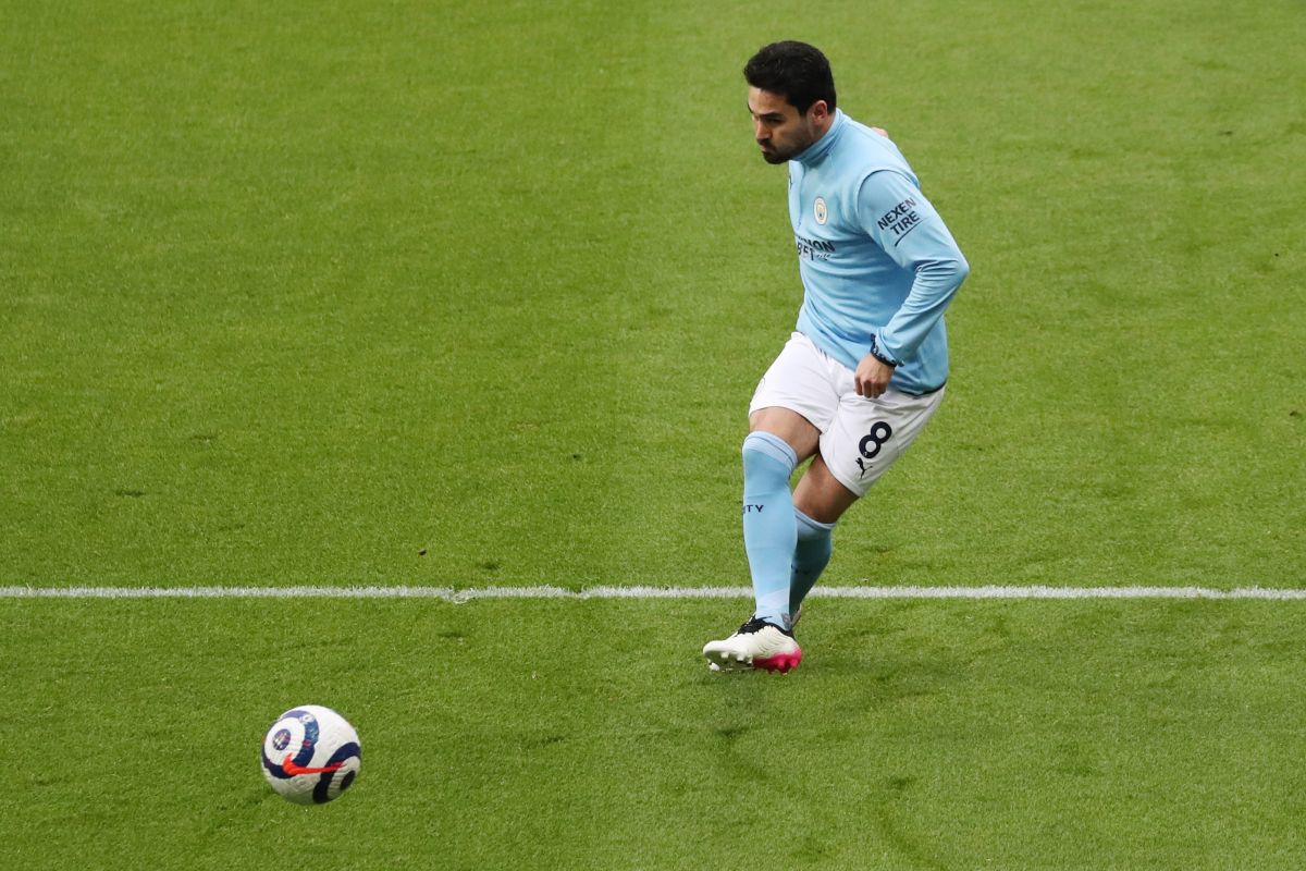 Ilkay Gundogan cedera ringan saat sesi latihan terakhir Manchester City