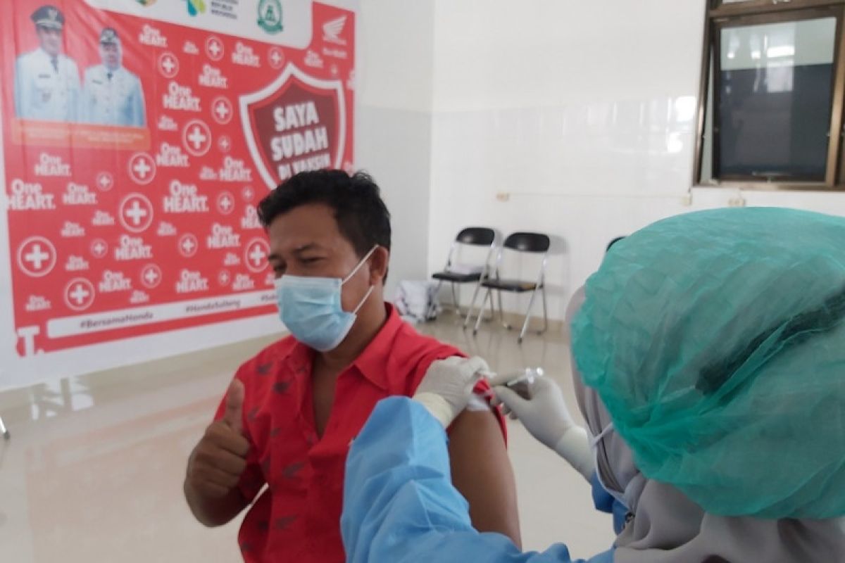 Sosialisasi vaksinasi Covid-19 menuju Indonesia Sehat bersama Honda