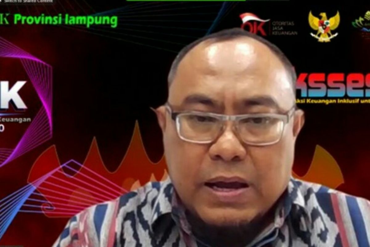 OJK: Target KUR di Lampung terealisasi 106,64 persen