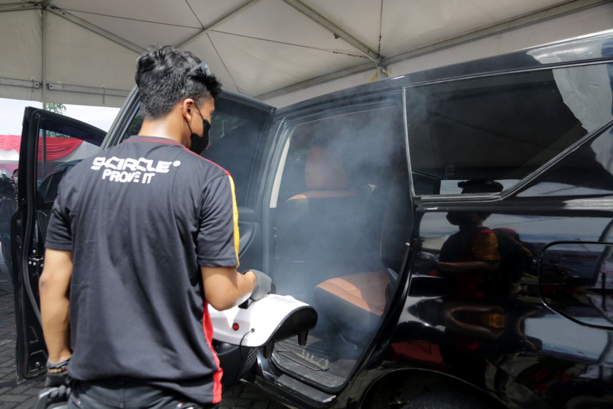 Peringati HJKS ke-728, Fogging mobil gratis digelar di Surabaya